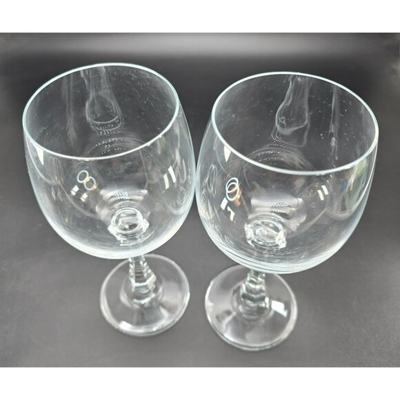 American Stemware Sanibel Crystal Water Glasses Set Of 2 DH1371 - Picture 3 of 4
